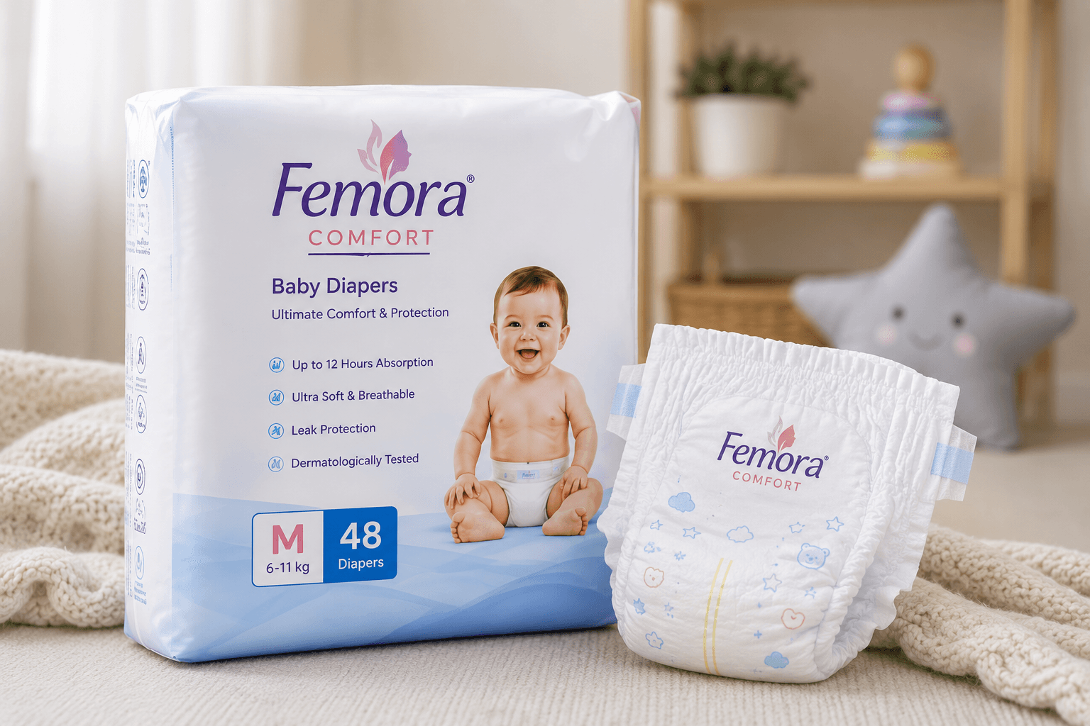 Baby Diapers — Femora Comfort