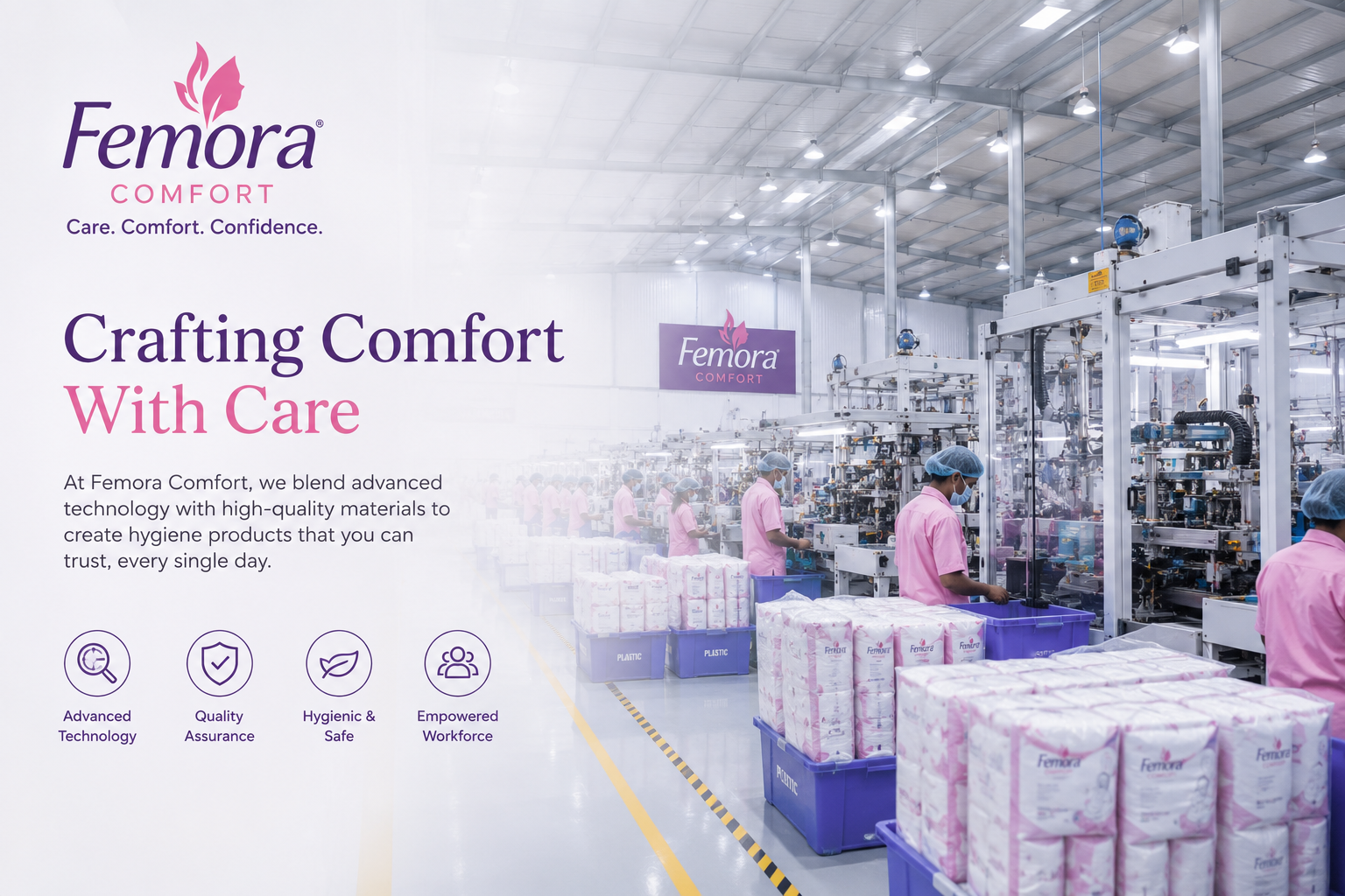 Femora Comfort Manufacturing Floor